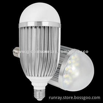 21W LED Globe Bulbs, Bridgelux Chip, 3-year Warranty/CE Mark/E27 Base/85-265V AC Input Voltage